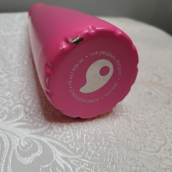 Sip by Swell Pink Water Bottle 15 oz Double Wall Stainless Steel Screw On Cap - Picture 8 of 12